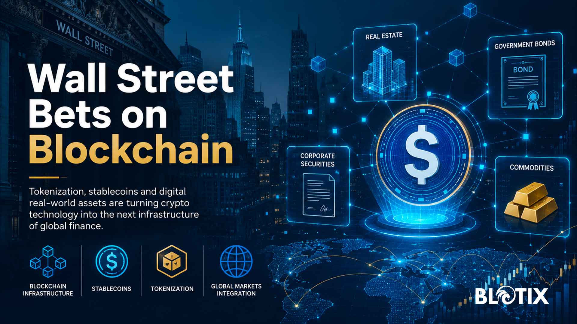Wall Street entra nella nuova era della blockchain tra tokenizzazione, stablecoin e mercati digitali