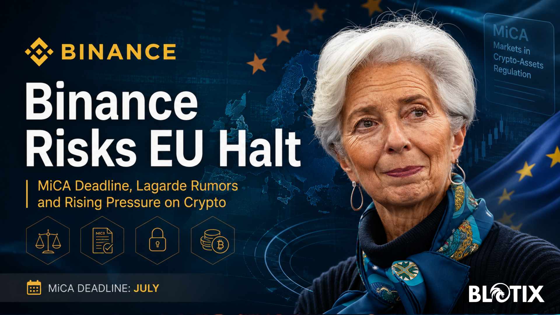 Binance rischia lo stop europeo mentre MiCA ridisegna il mercato crypto