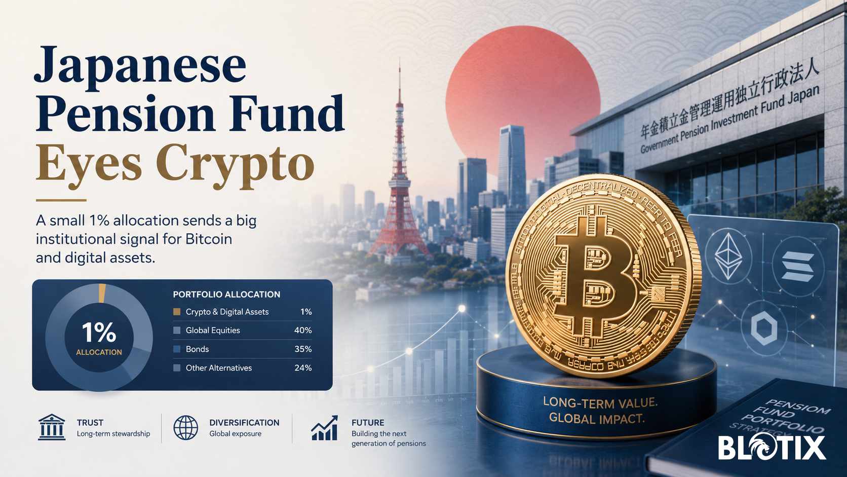 Il Giappone porta Bitcoin nei fondi pensione e apre una nuova fase per gli investimenti istituzionali in crypto