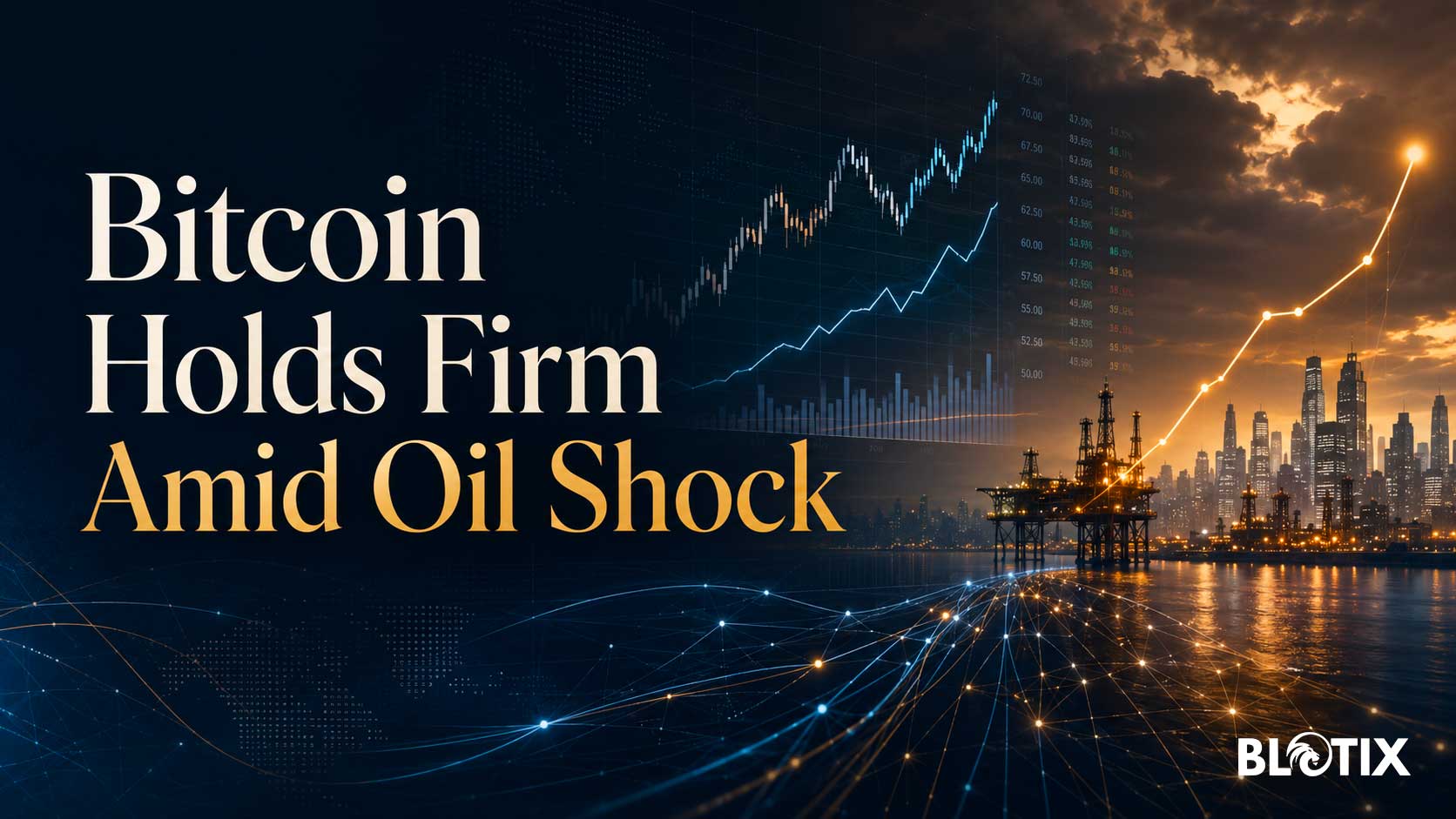 Bitcoin tiene vicino a 64.000 dollari mentre petrolio e Fed scuotono i mercati globali