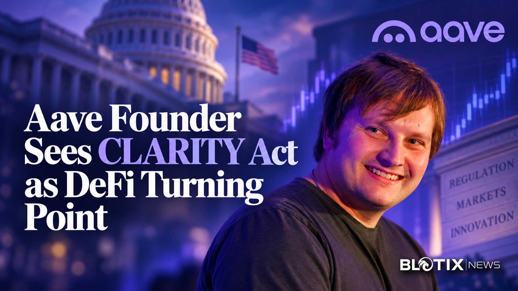 Aave guarda al CLARITY Act per aprire una nuova era della finanza decentralizzata negli Stati Uniti