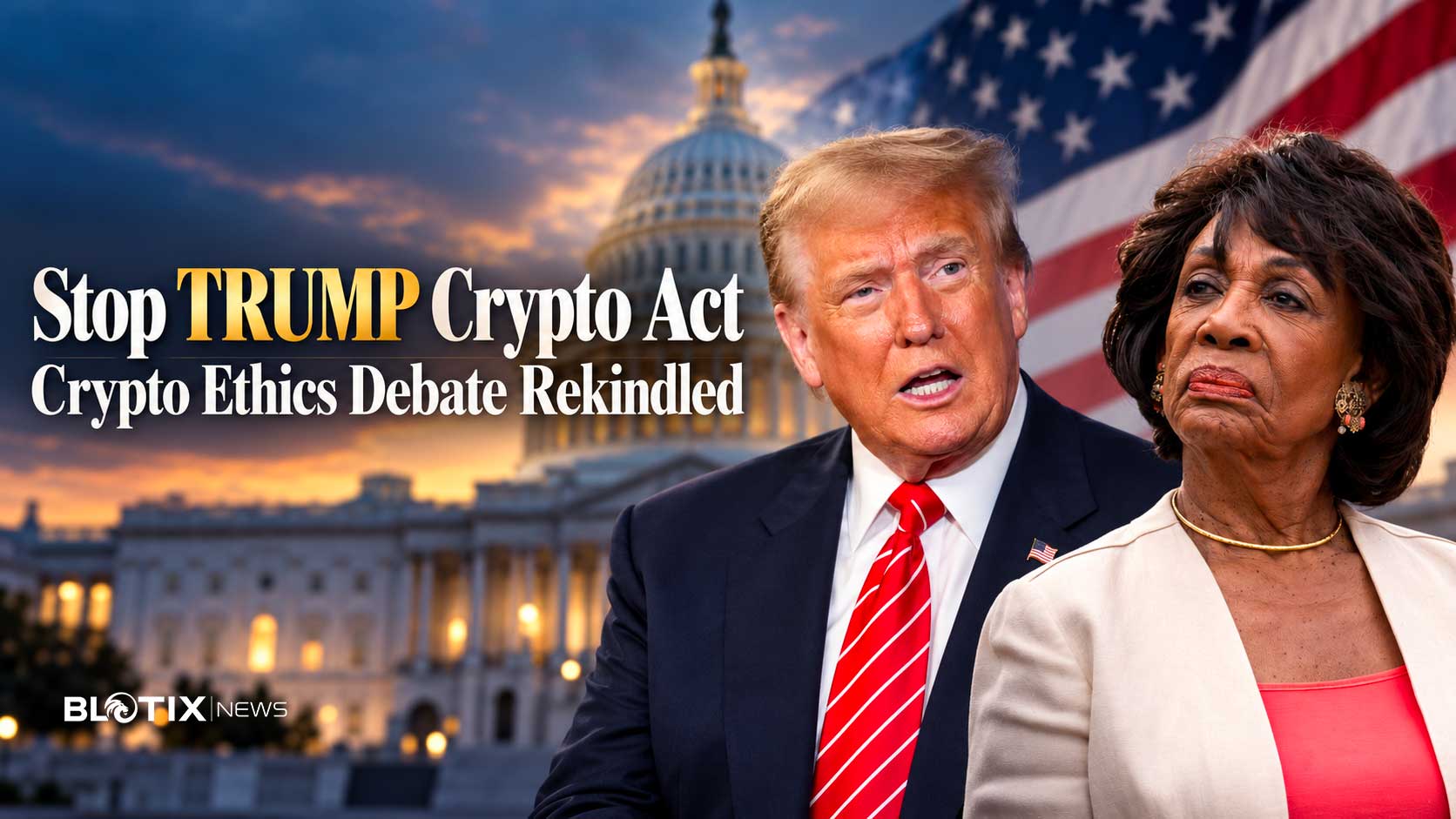 Lo Stop TRUMP Crypto Act scuote Washington e punta a vietare gli interessi crypto ai vertici della politica americana